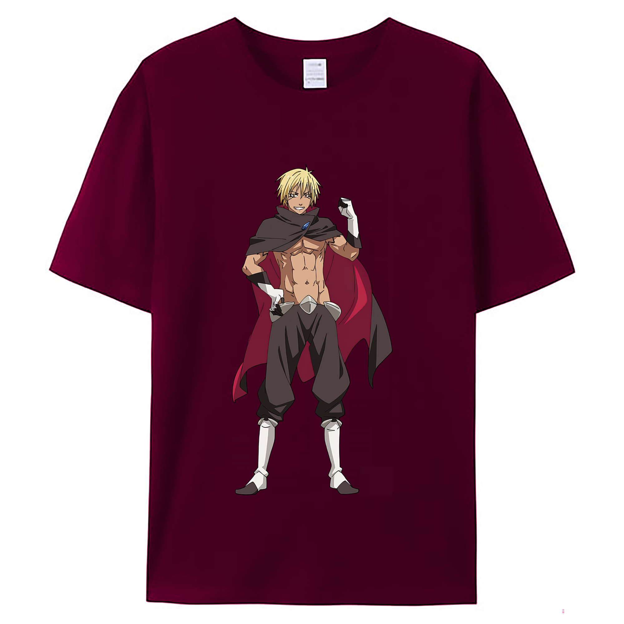 （画像用） 転スラ Regarding Reincarnated to Slime レディースカジュアルプリントTシャツ（綿100％）